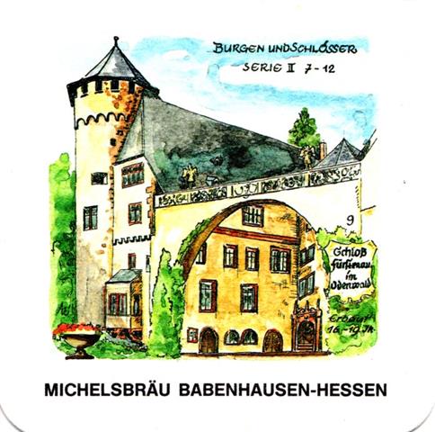 babenhausen of-he michels burgen II 3b (quad180-9 schloss fürstenau)
